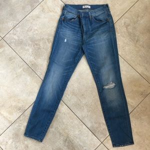 Madewell high riser jeans 27